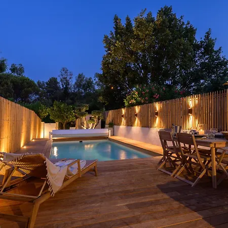 Mazet Avec Piscine Privée Proche Et Commerces à Trois Mn à Pied à Valmer * La Croix-Valmer